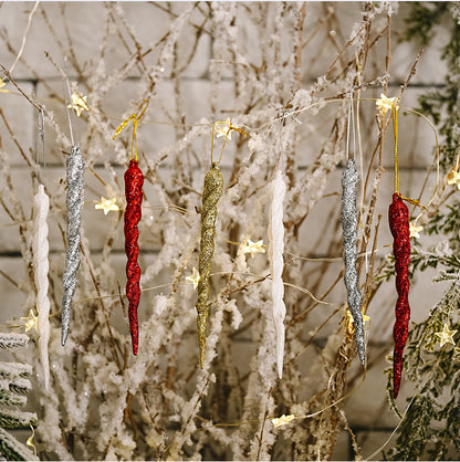 Faux Icicle Ornaments