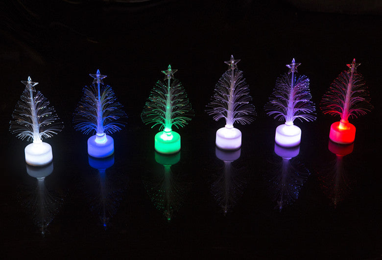 LED Fiber Optic Christmas Tree Lamp