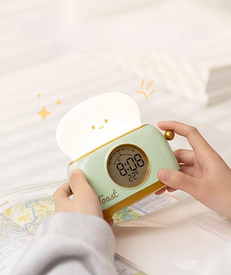 Toaster Alarm Clock & Night Light