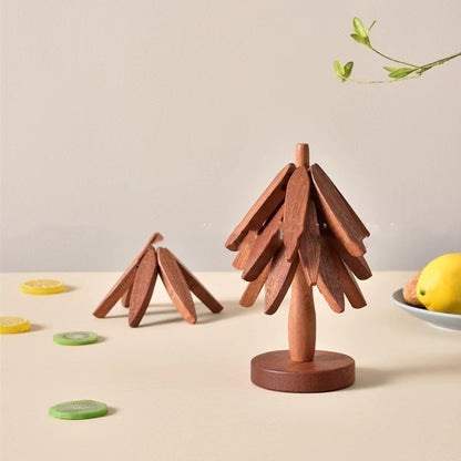 Wooden Tree Heat-Proof Trivet