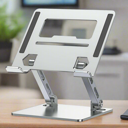 Adjustable Aluminum Laptop & Tablet Stand