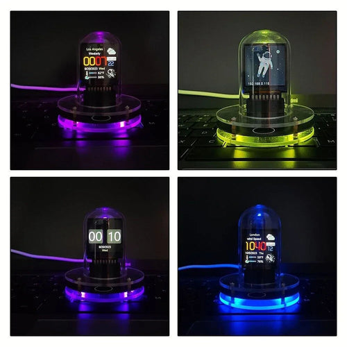 Cyberpunk Style Nixie Tube Clock