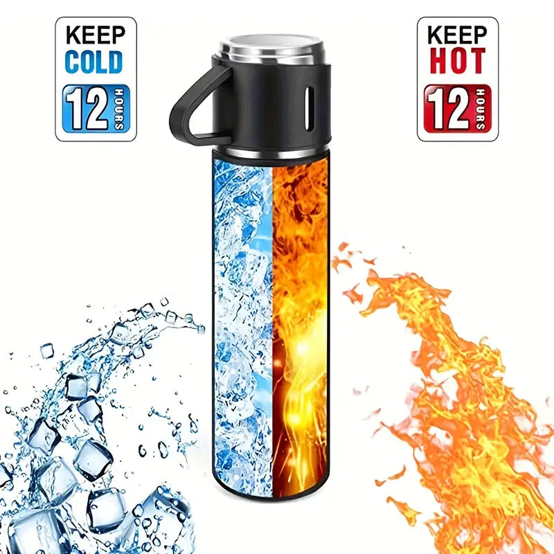 Stainless Steel Vacuum Flask Set