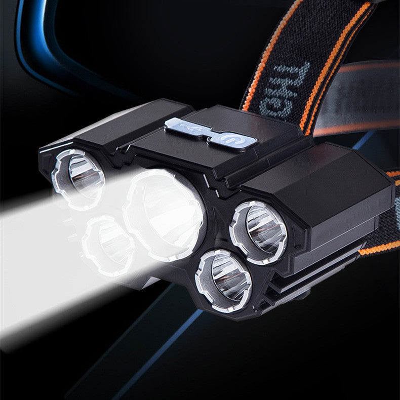 Rechargeable 5-LED Headlamp