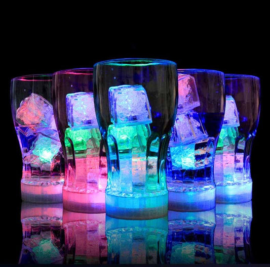 LED Colorful Glowing Ice Cubes