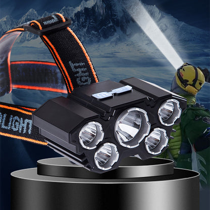 Rechargeable 5-LED Headlamp