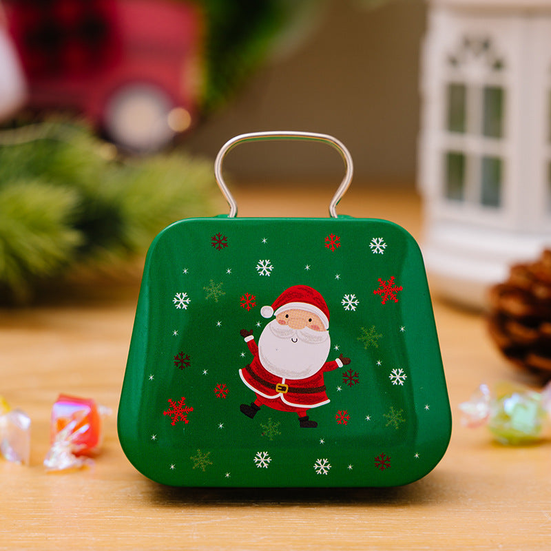 Christmas Tin Gift Box Handbag