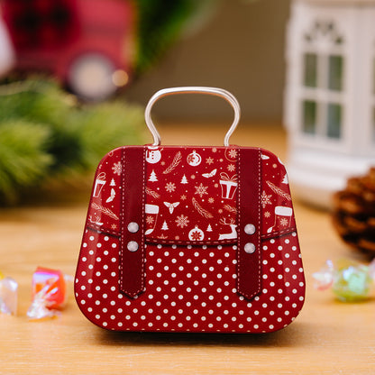 Christmas Tin Gift Box Handbag