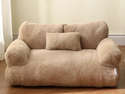 Plush Winter Pet Sofa Bed