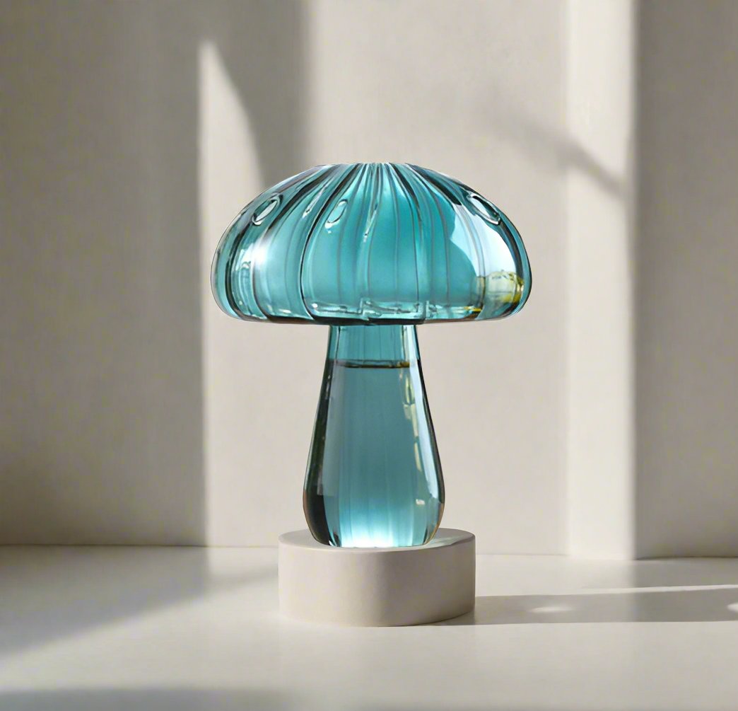 Nordic Mushroom Glass Vase