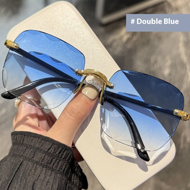 Rimless Gradient Sunglasses