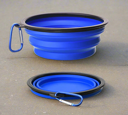 Portable Folding Pet Bowl with Keychain