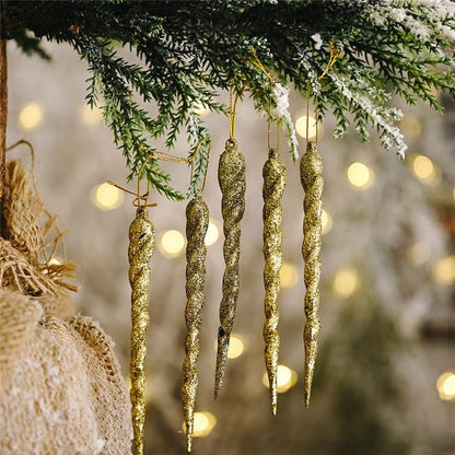 Faux Icicle Ornaments