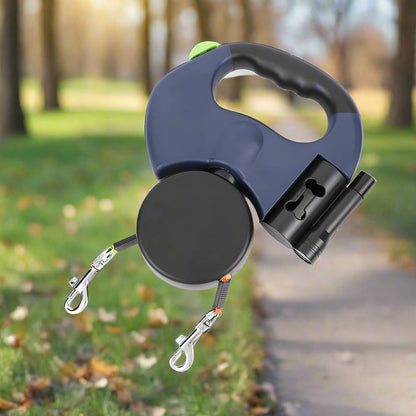 Retractable Dual Dog Leash