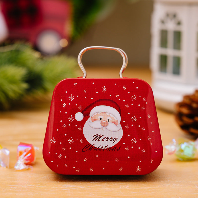 Christmas Tin Gift Box Handbag