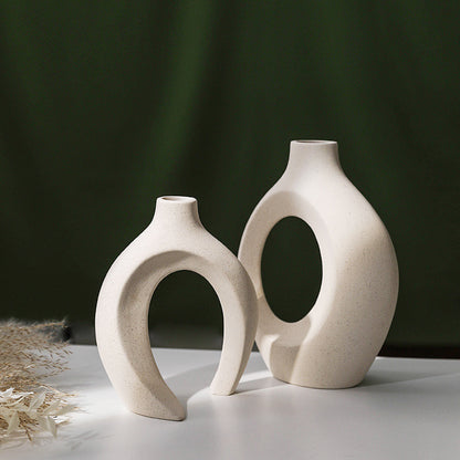 Modern Ceramic Twin Vases