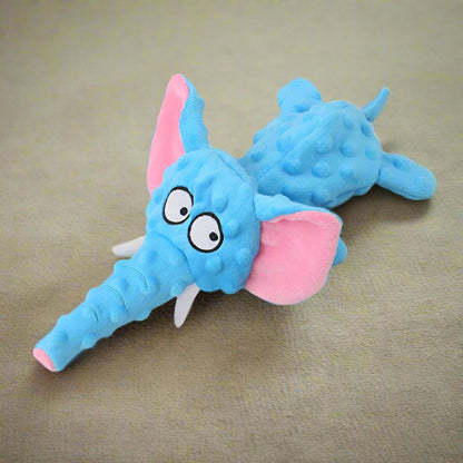 Durable Squeaky Elephant Plush Pet Toy