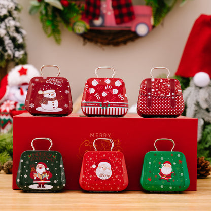 Christmas Tin Gift Box Handbag