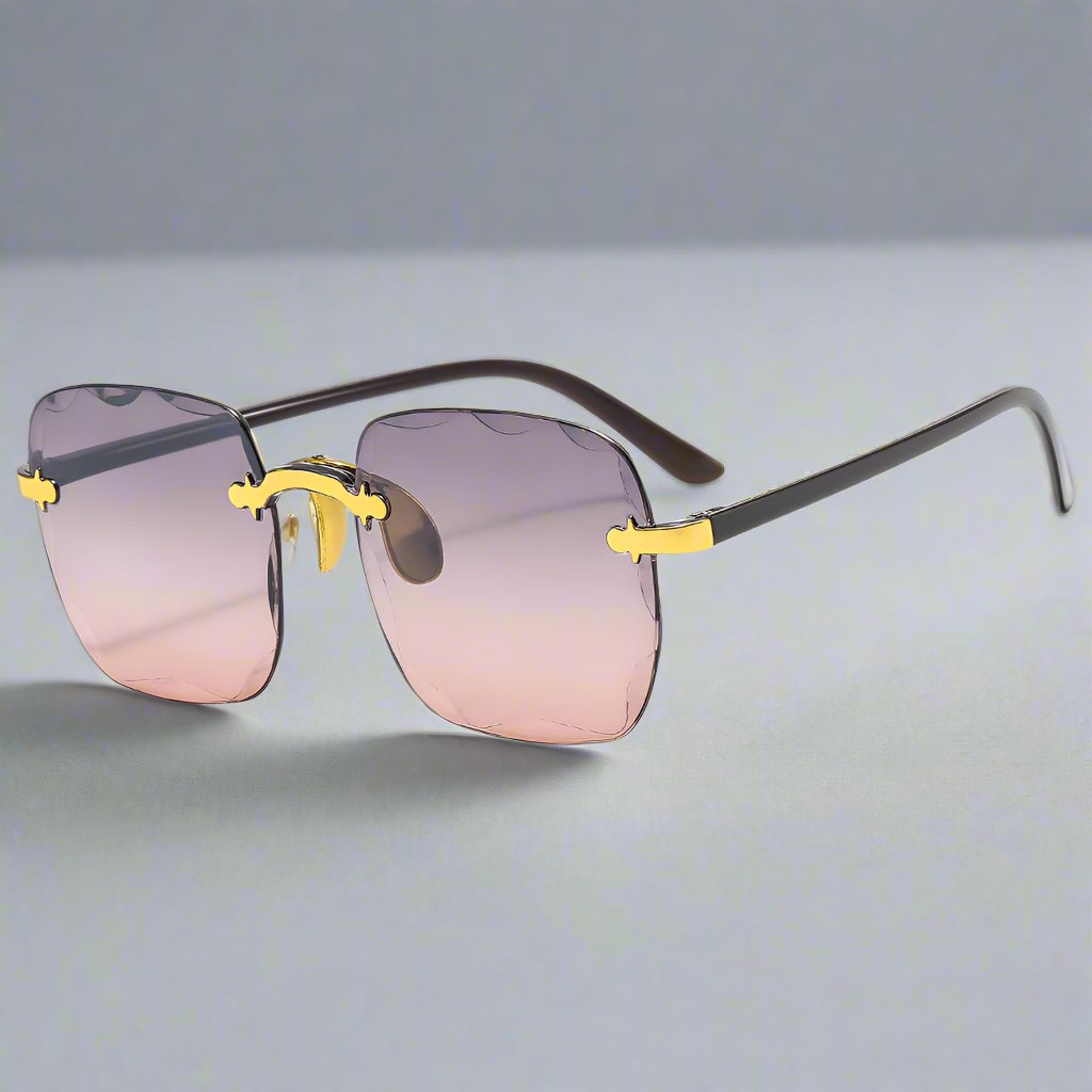 Rimless Gradient Sunglasses