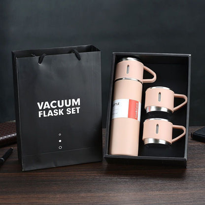 Stainless Steel Vacuum Flask Set