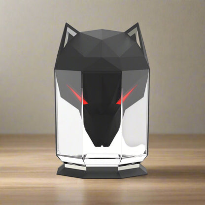 LED Wolf Head Desktop Air Humidifier