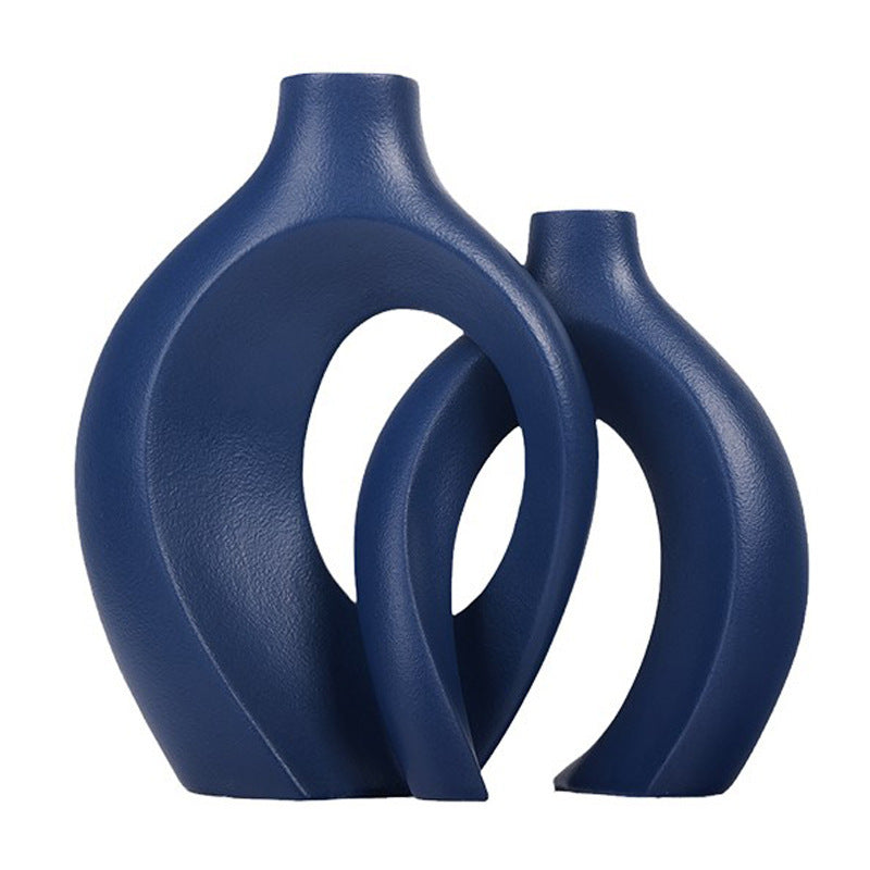 Modern Ceramic Twin Vases