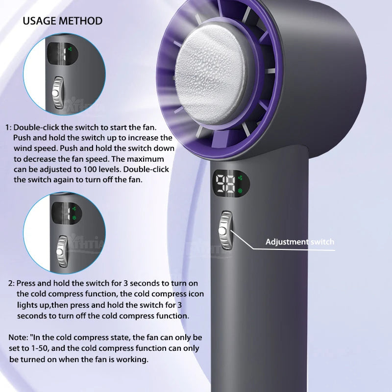 Portable Handheld Turbo Fan