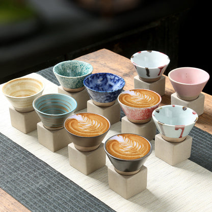 Handcrafted Cone-Shaped Espresso Cup