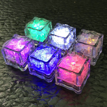 LED Colorful Glowing Ice Cubes