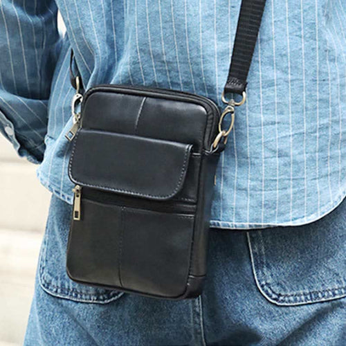 Men’s Leather Crossbody Bag