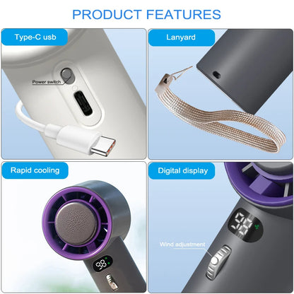 Portable Handheld Turbo Fan