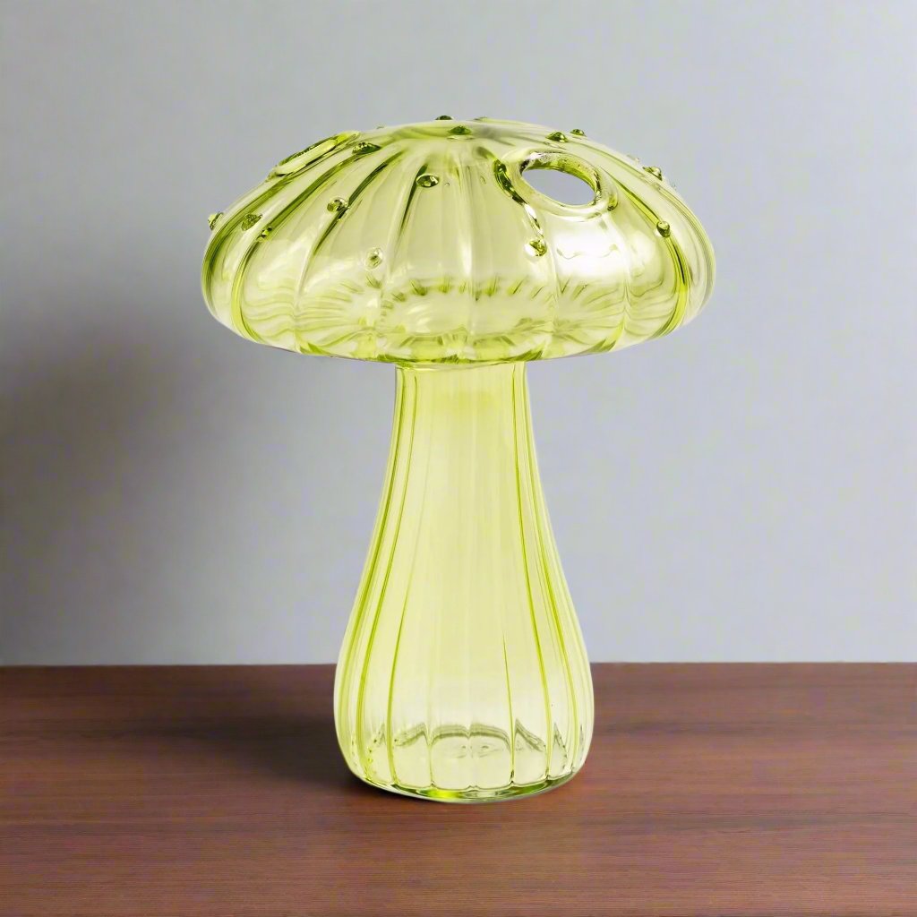 Nordic Mushroom Glass Vase