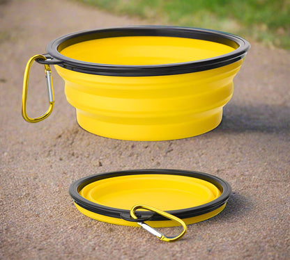 Portable Folding Pet Bowl with Keychain