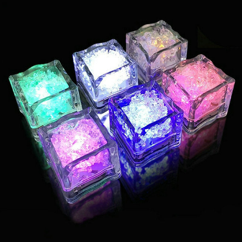 LED Colorful Glowing Ice Cubes