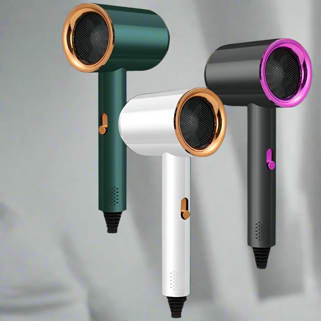 Powerful 1200W Ionic Hair Dryer with Diffuser