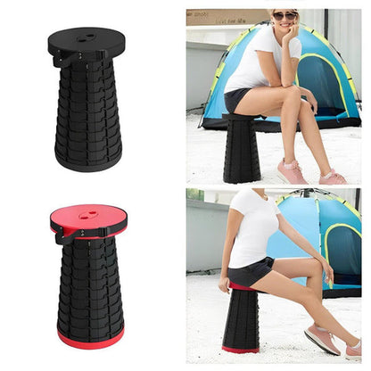 Ultra Light Retractable Stool with Adjustable Heights