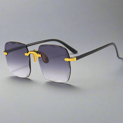 Rimless Gradient Sunglasses