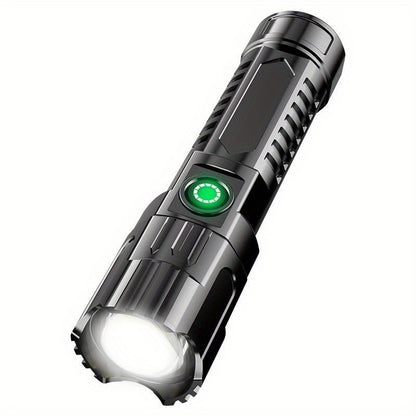 USB Rechargeable Zoom LED Flashlight