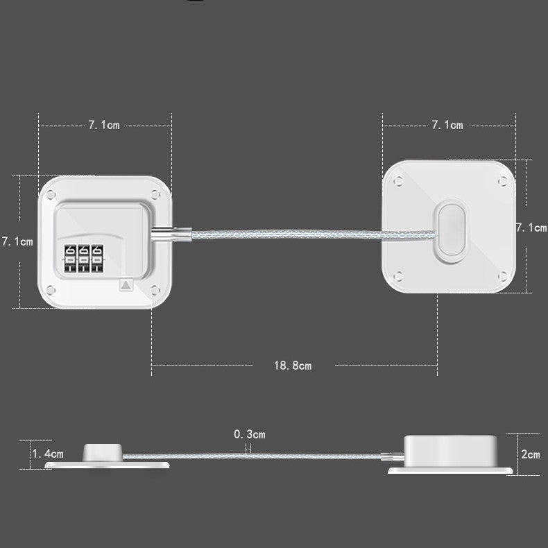 Combination Fridge Lock