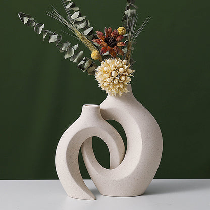 Modern Ceramic Twin Vases