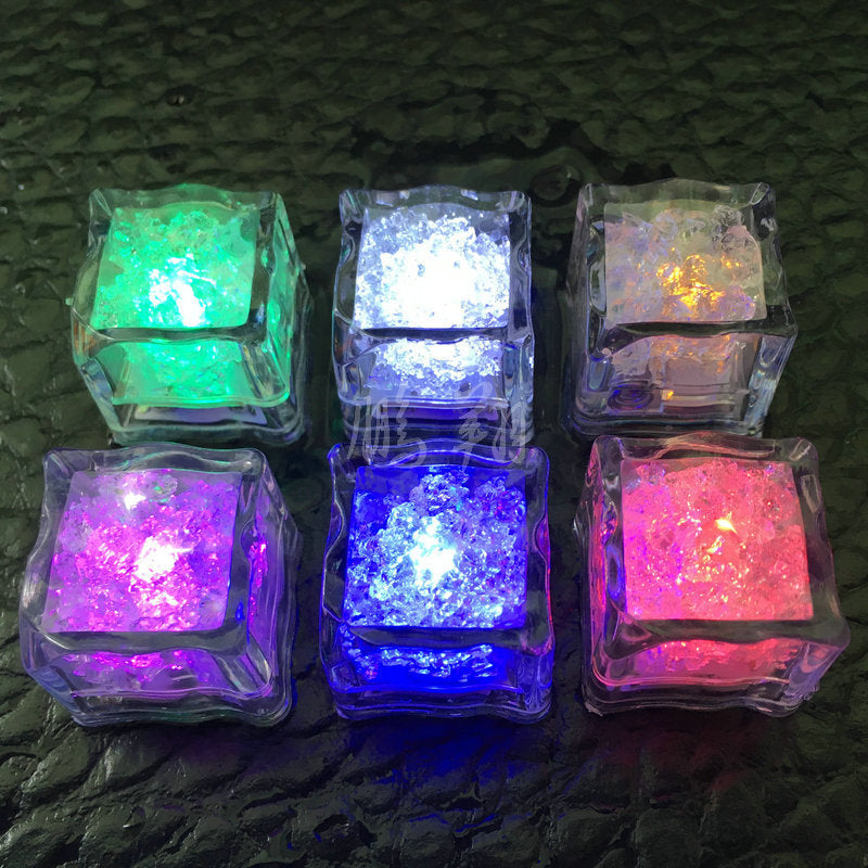 LED Colorful Glowing Ice Cubes