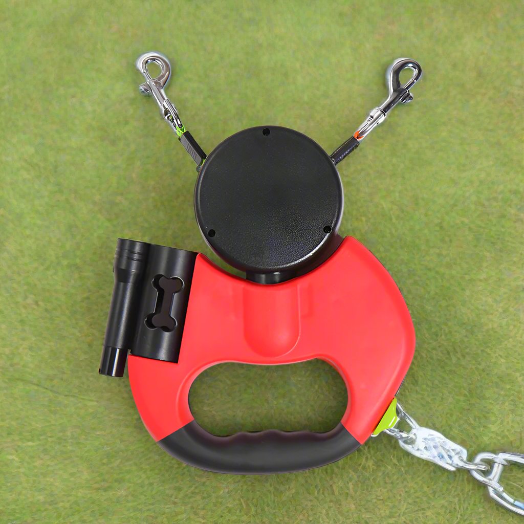 Retractable Dual Dog Leash