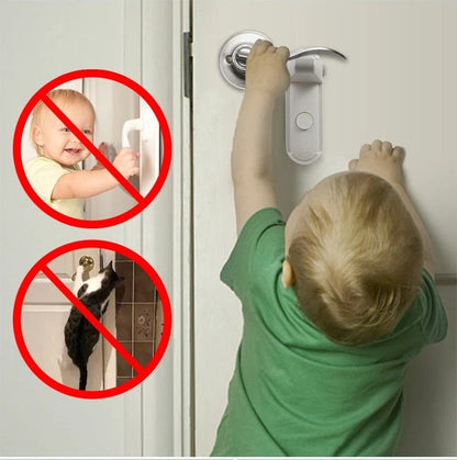 Punch-Free Door Handle Lock