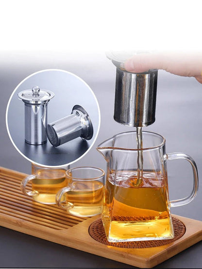 Heat-Resistant Glass Teapot with Infuser