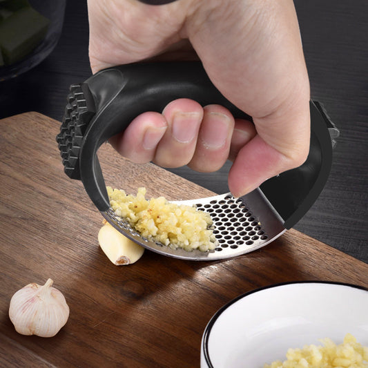 Premium Stainless Steel Garlic Rocker Press