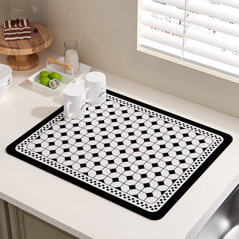 Heat-Resistant Non-Slip Kitchen Drainer Mat