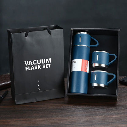 Stainless Steel Vacuum Flask Set