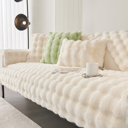 Plush Quilted Sofa Cushion