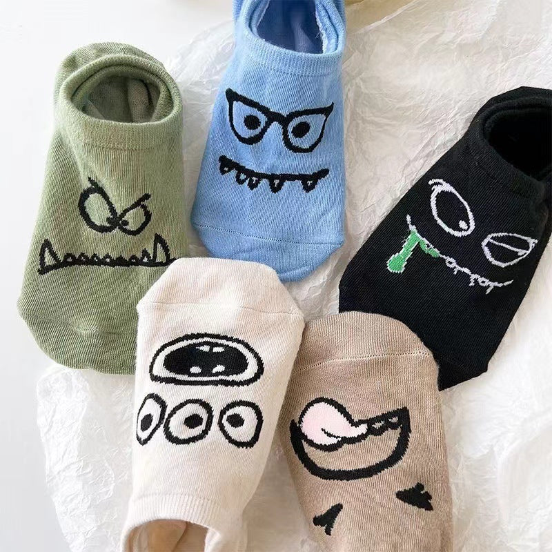 Cartoon Non-Slip Ankle Socks