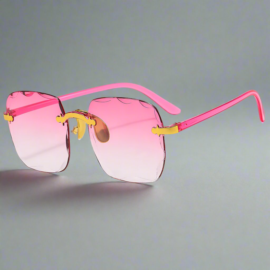 Rimless Gradient Sunglasses